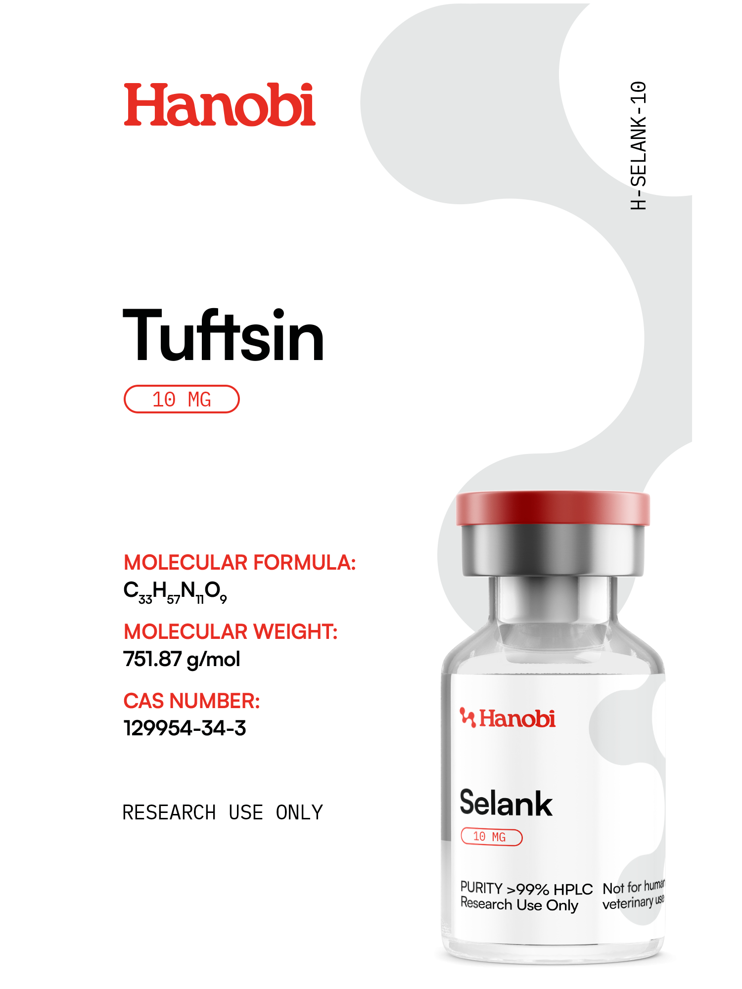 Tuftsin Selank 10MG